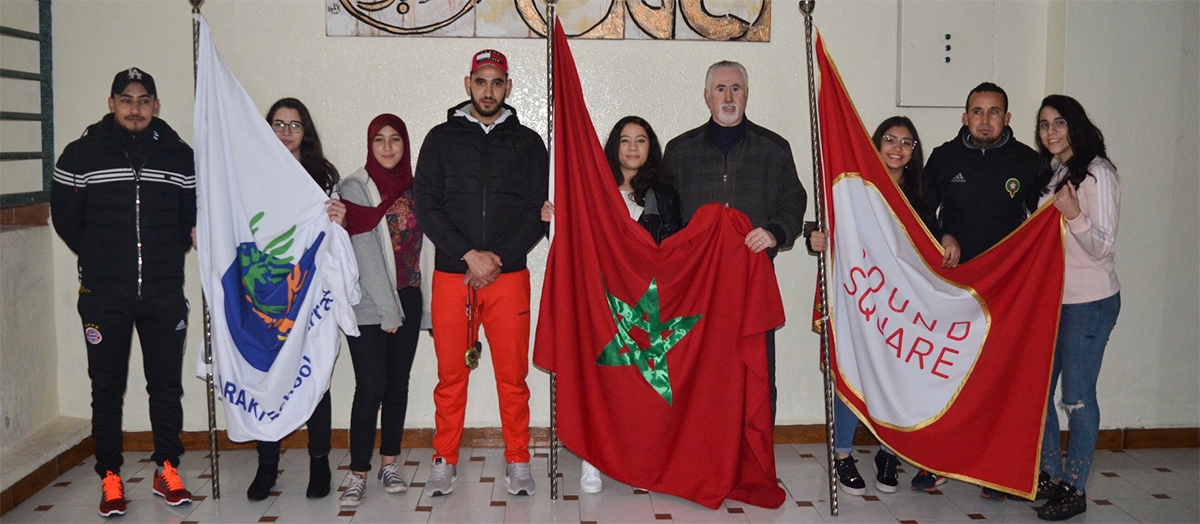 Finale du tournoi régional inter-lycée qui a opposé les Aigles d&#039;ELARAKI aux élèves de l&#039;Etablissement ARIHA.