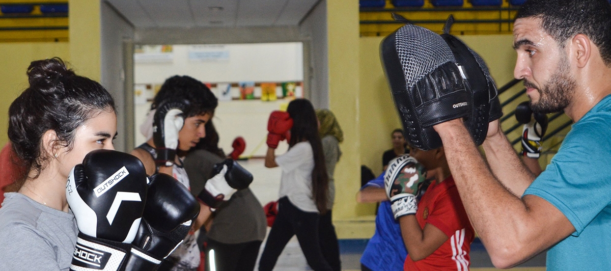 Le lancement de &quot;ELARAKI Boxing Club&quot;, organisé tous les jeudi après midi