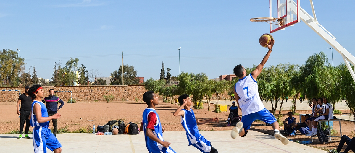 Championnat régional de Basketball à Kelaa des Sraghna.